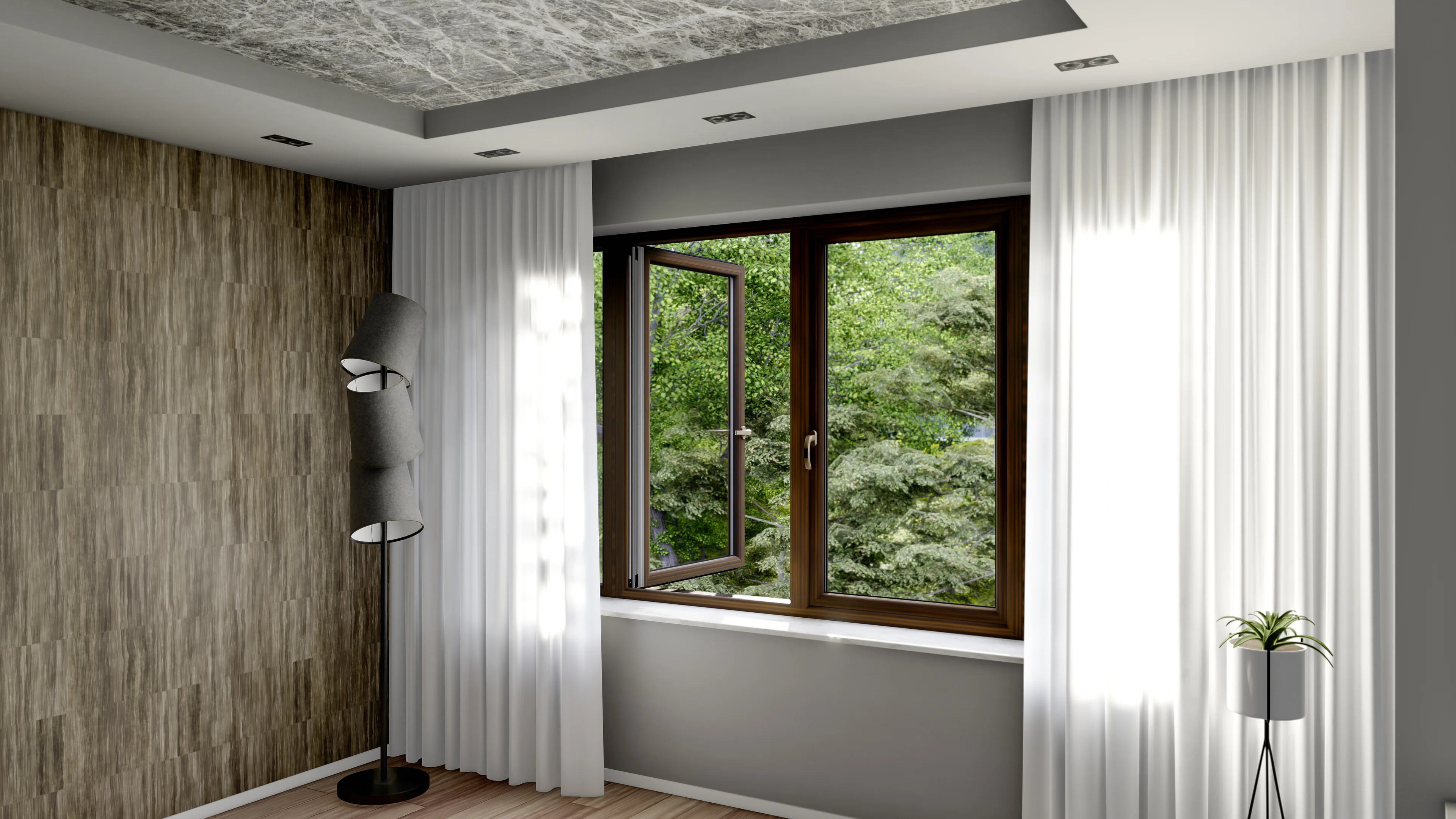 Fenêtre PVC en situation 1