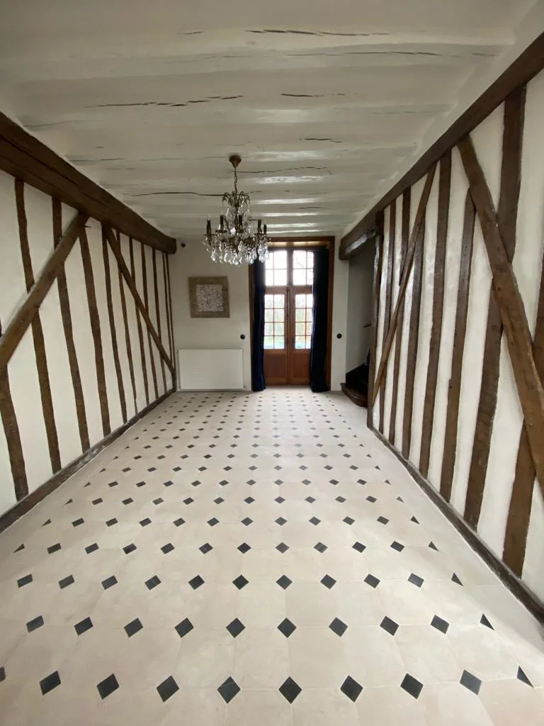 Entrée - Pose de carrelage - Après